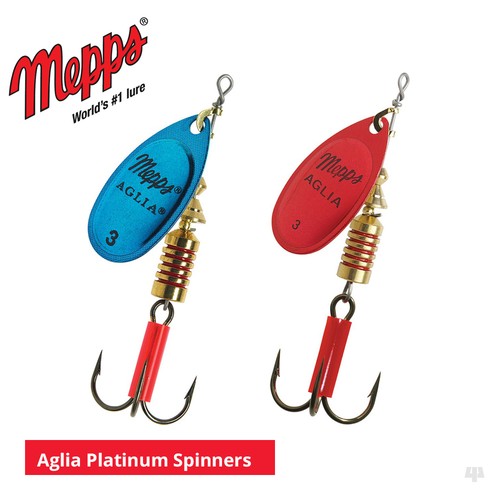 Mepps aglia platinum spinners - mepps,