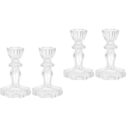 Pcs glass candlestick - pcs,
