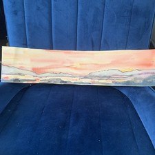 Watercolour painting vintage