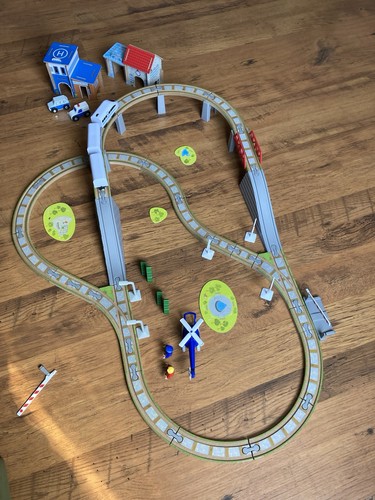 Little town wooden railway - town,