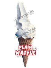 Ice cream van sticker Plain