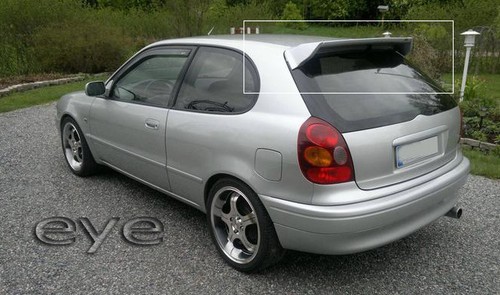 Toyota corolla e11 rear - corolla, roof