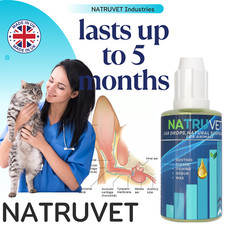 *TOP STRENGTH✅ Dog Cat Ear Cleaner  STOP Shaking Ear Mites Odour Wax DOGS CATS ✅