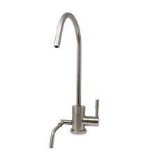 New Alkaline Satin /Nickel Faucet Dual tap, Kangen with Installation Kit 