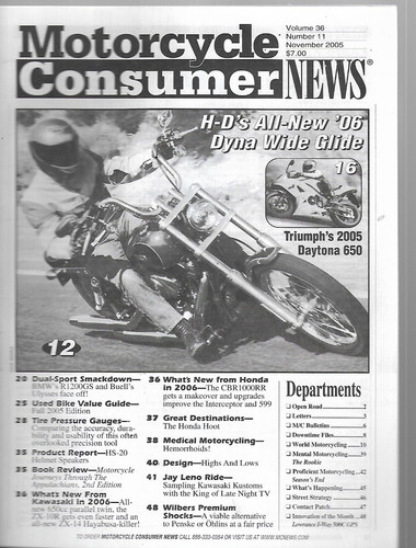 Motorcycle consumer news - motorcycle,
