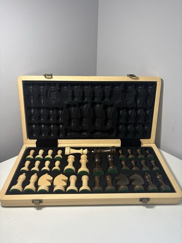 38cm wooden chess set - 38cm,