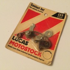 Contact breaker set lucas - contact,