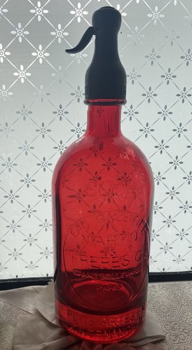 Antique ruby red glass - red,