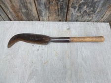 Antique French Hatchet Axe Hedge Layers Billhook Chopper Factory Stamped