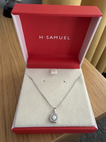Samuel opal silver necklace - samuel,