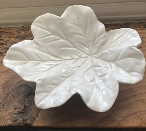 Bordallo pinheiro white - pinheiro, leaf