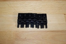 Vintage Floyd Rose Tremolo Bridge Saddles Set of 6 Black with Clamping Blocks