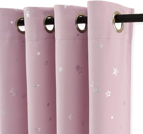 Stars foil printed blackout - printed,