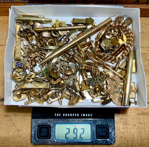 Scrap lot gold fill mixed - fill,