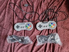Snes Mini Classic Controllers And Extension Cables