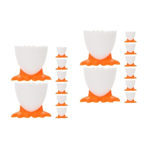 16pcs orange cute egg cups - 16pcs,