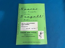 British Seagull outboard engine spares manual