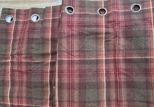 NEXT - Eyelet Check Curtains