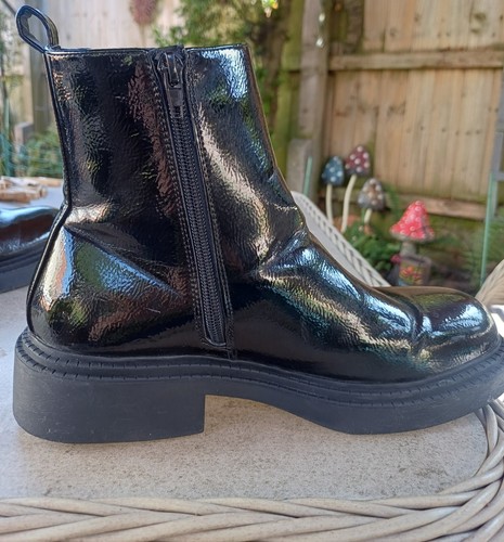 Schuh black patent chunky - black,