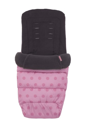 Pink cosatto footmuff for pram - footmuff,