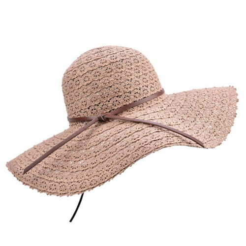 Floppy foldable women - women, straw
