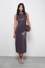 Warehouse Oxblood Dress Womens