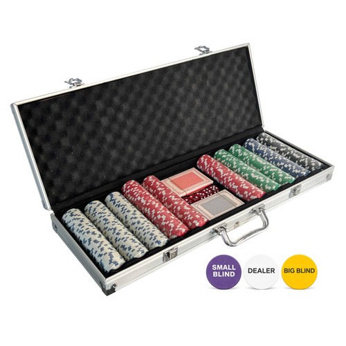 New poker set 500 - new!, piece