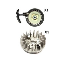 Mini Moto Easy Start Black Pull Start Pullstart + Flywheel Minimoto Bike Quad