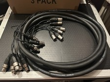 8 Way XLR (F) to XLR (M) Studio Loom Cable, 5m