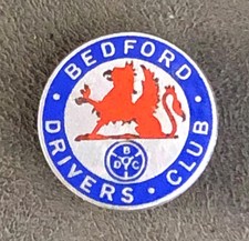 Bedford Drivers Club BDC Commercial Lorry Truck Van Enamel Lapel Pin Badge