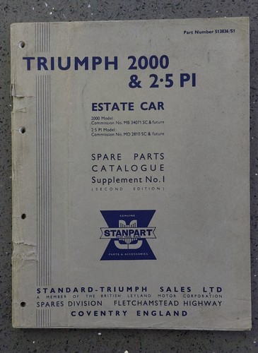 Triumph 2000 5pi - triumph, 2.5pi