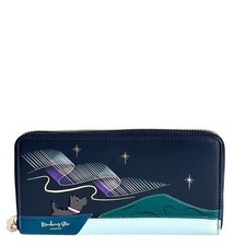 RADLEY Purse Dark Blue Leather Large Coin Card Wallet - Wandering Star - RRP £99