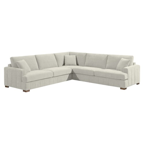 Corner sofa with footstool - corner,