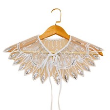 Women Mesh Feather Detachable