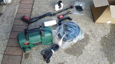 (837)  Bosch AQUATAK 120 Bar Pressure Washer. premium Patio &Car Brush Kit 1500w