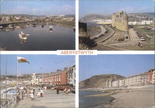 Vintage aberystwyth postcard - vintage,