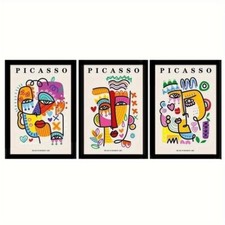 Picasso cubist face abstract - picasso,