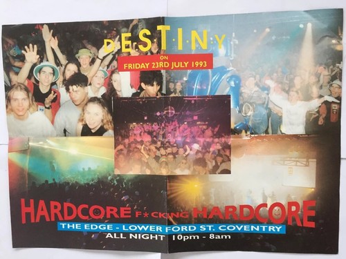 Rave flyer destiny - flyer, a3
