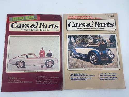 Lot cars parts magazines may - &,