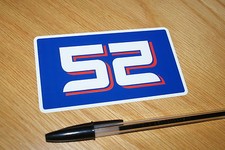 James Toseland Number 52 Sticker