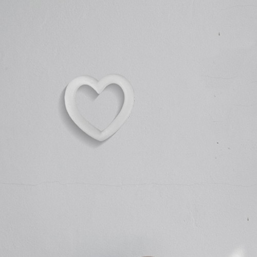 Pcs heart foam wreath form - 4,