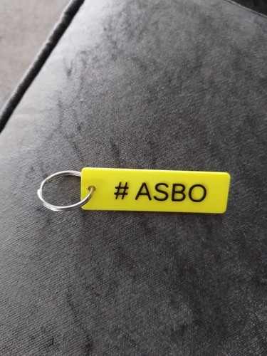 Asbo keyring boy racer - asbo,