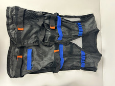 Nerf N-Strike Tactical Vest pre-owned Black Ammo Dart Pockets Holder