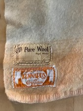 Vintage Pure Wool Blanket Kennards of Croydon