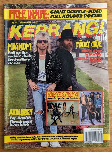 Magnum kerrang issue 295 - 295, june
