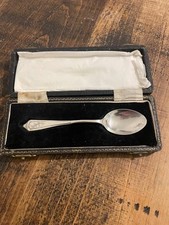 CASED HALLMARKED SILVER SPOON