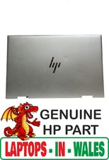HP ENVY X360 15-ES Top Rear Screen Lid Back Metal Cover Wifi Antennas SILVER