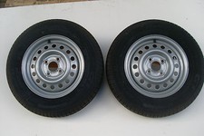 2 X TRAILER WHEEL & TYRE