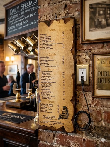 Vtg 1966 old english pub - english,