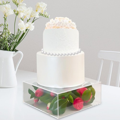 Acrylic cake stand round - cake,